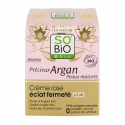 La Crème rose éclat fermeté JOUR hydrate, raffermit et réactive l'éclat naturel de la peau.
Le teint est plus frais, plein de ...