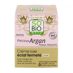 SO BiO Précieux Argan Crème Rose Éclat Fermeté Jour 50ML