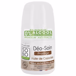 Léa Nature SO BIO étic Déo-Soin 24H Huile de Coco Roll-On Bio 50 ml