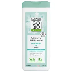 Léa Nature SO BIO étic Gel Douche Sans Savon Fleur de Lotus Bio 650 ml