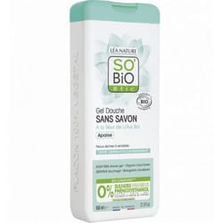 SO BiO Gel-Douche Sans Savon à la Fleur de Lotus650ML