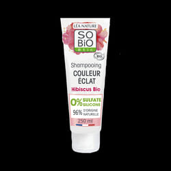 SO BIO SHAMPOOING COULEUR ÉCLAT HIBISCUS 250ML