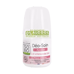 Déo-Soin
Apaise
Lait d'Amande bio
Peaux sensibles