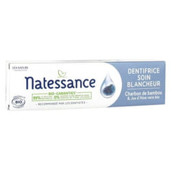 Natessance Dentifrice Soin Blancheur Charbon de Bambou Bio 75 ml