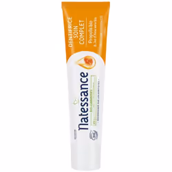 Natessance Dentifrice Soin Complet Propolis Bio 75 ml est un dentifrice enrichi en aloe vera Bio (aux propriétés apaisantes)  ...
