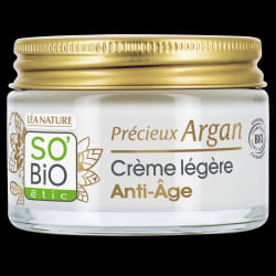 SO BIO Précieux Argan Soin Léger Anti-Âge Nuit Bio 50ml