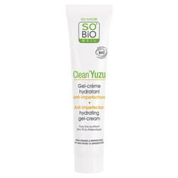SO BIO Clean Yuzu Gel Crème Hydratant Anti-imperfections Bio 40ml