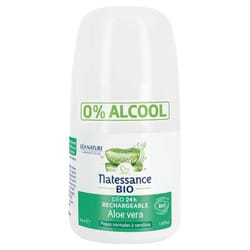 Natessance Déo 24H Aloe Vera Bio Rechargeable 50 ml