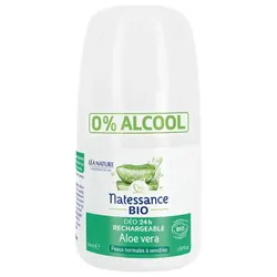 Natessance Déo 24H Aloe Vera Bio Rechargeable 50 ml