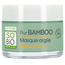 SO BIO Pur Bamboo Masque Argile Détoxifiant Bio 50ml