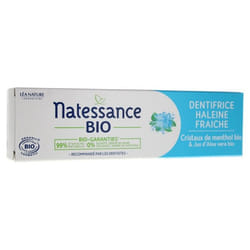 Natessance Dentifrice Haleine Fraîche Bio 75 ml
