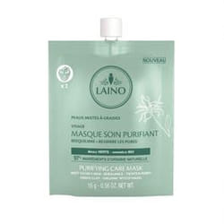 Masque Soin Purifiant Verte Peaux Mixtes A Grasses Laino 16g Laino