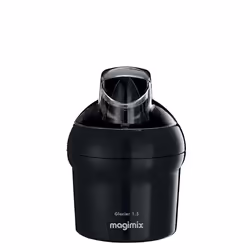 Magimix 11668, Machine à crème glacée, 1,5 L, 30 min, 1 bols, Acier inoxydable, 12 h
