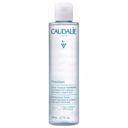 Caudalie Vinoclean Lotion Tonique Hydratante 200 ml est une lotion à l'eau de rose Bio et à la vinolevure qui parfait le démaquillage