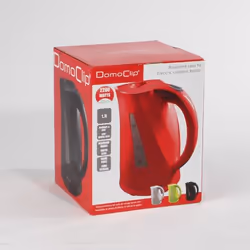 Domoclip DOM298R bouilloire 1,7 L 2200 W Rouge