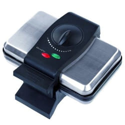 Domoclip DOP114 moule à gauffres 2 gauffre(s) 1200 W Noir, Acier inoxydable