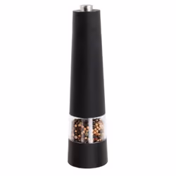Moulin à épices électrique - Fonctionne par simple pression du doigt - Lampe de rétroéclairage - Niveau de remplissage visibl ...