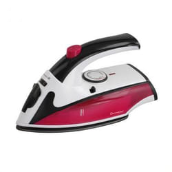 Domoclip DOM358 fer à repasser Fer à repasser à sec ou à vapeur Semelle anti-adhérente 800 W Noir, Fuchsia
