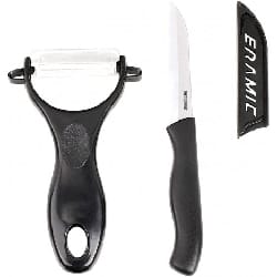 Set de 2 piéces en céramique LIVOO - Noir (MEN336N)