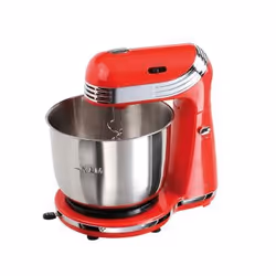 Domoclip DOP137R, 3 L, Rouge, Batteur, Pétrisseur, Mélange, Acier inoxydable, 250 W, 291 mm
