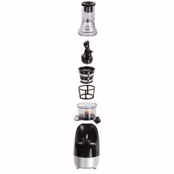Livoo DOP186 Centrifugeuse Centrifugeuse lente 200 W Noir, Acier inoxydable - Vue supplémentaire 5
