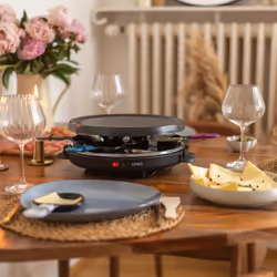 Livoo Appareil à raclette 6 personnes noir (DOC207)