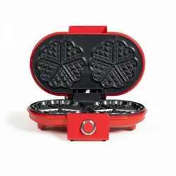 Livoo Appareil à gaufres rouge (DOP195)