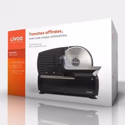Livoo Trancheuse noir (DOM396)