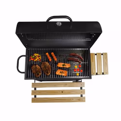 Livoo Barbecue à charbon baril noir (DOC206)