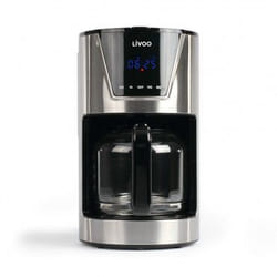 Livoo Cafetière électrique programmable noir (DOD172)
