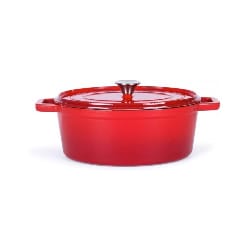 Livoo Cocotte ovale rouge (MEP129R)