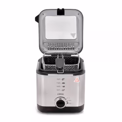 Livoo DOC240, Friteuse, 1,5 L, 0,4 kg, 190 °C, Unique, Noir, Acier inoxydable