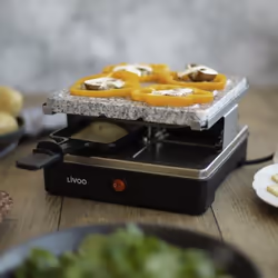 Livoo Appareil à raclette 4 personnes noir (DOC242)