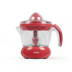 Livoo DOD131RC Centrifugeuse 25 W Rouge, Transparent