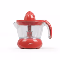Livoo DOD131RC Centrifugeuse 25 W Rouge, Transparent