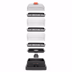 Livoo DOC300 cuiseur vapeur 3 Nombre de paniers 1200 W Noir - Vue supplémentaire 3