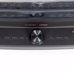 Livoo DOC300 cuiseur vapeur 3 Nombre de paniers 1200 W Noir - Vue supplémentaire 4