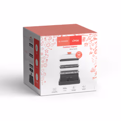 Livoo DOC300 cuiseur vapeur 3 Nombre de paniers 1200 W Noir - Vue supplémentaire 5