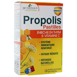 Les 3 Chênes Propolis Défenses Naturelles 40 Pastilles à Sucer