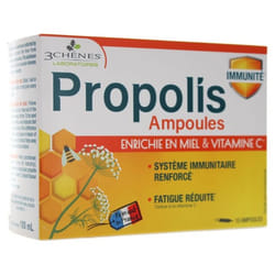 Les 3 Chênes Propolis Défenses Naturelles 10 Ampoules