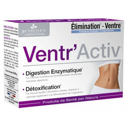 3 Chênes VENTR'ACTIV Digestion Enzymatique 60 comprimés