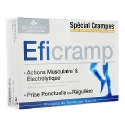 3 Chênes Eficramp Actions Musculaire & Electrolyptique 30 comprimés