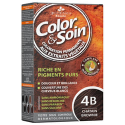 3 Chênes Color & Soin Coloration Permanente Châtain Brownie 4B