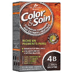 3 Chênes Color & Soin Coloration Permanente Châtain Brownie 4B