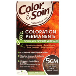 Les 3 Chênes Color & Soin Coloration Permanente - Coloration : Châtain Clair Capuccino : 5GM
