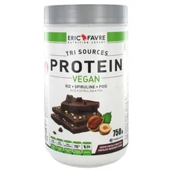 Eric Favre Protéines Vegan 750 g - Goût : Chocolat Noisette