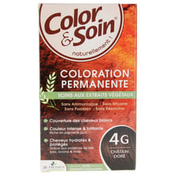 3 Chênes Color & Soin Coloration Permanente 4G - Châtain Doré 60ml
