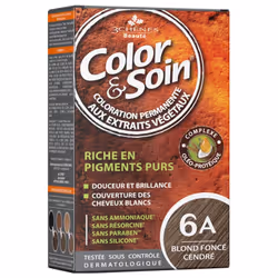 3 Chênes Color & Soin Coloration Permanente 6A - Blond Foncé Cendré 60ml