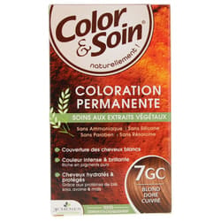 Les 3 Chênes Color & Soin Coloration Permanente - Coloration : Blond Doré Cuivré : 7GC