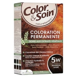 Les 3 Chênes Color & Soin Coloration Permanente - Coloration : Marron Doré : 5W